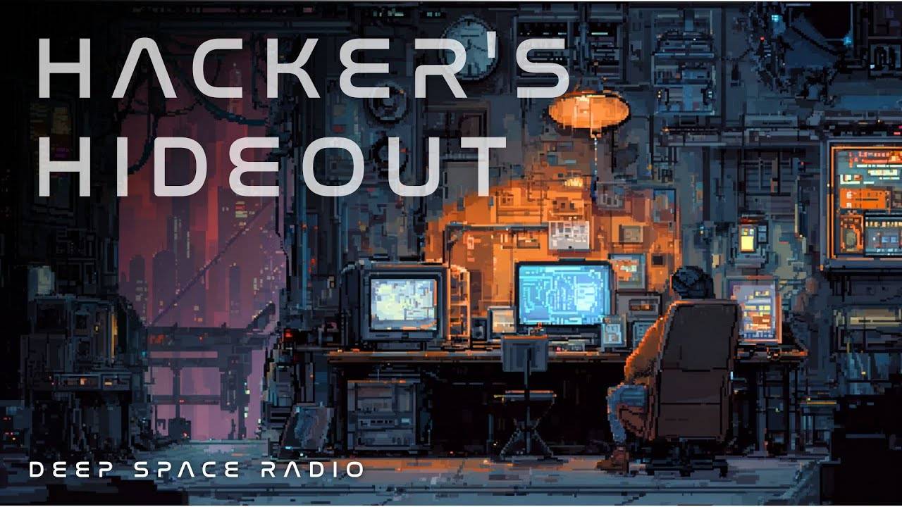 Hacker's Hideout / Groovy Cyberfunk Sci-Fi Music for Late Night Coding
