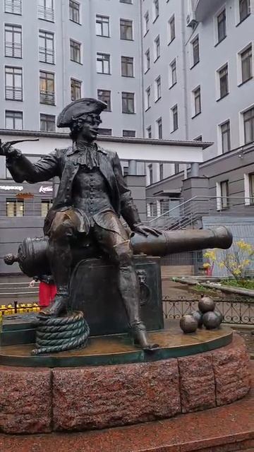 Памятник бомбардиру Василию Корчмину