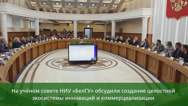В НИУ «БелГУ» создаётся экосистема инноваций и коммерциализации технологий