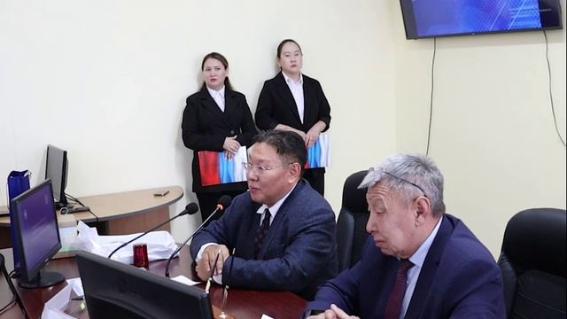 Церемония подписания Соглашения между МР "Намский улус" и ГАНОУ РЦ "Малая Академия наук РС (Я)"