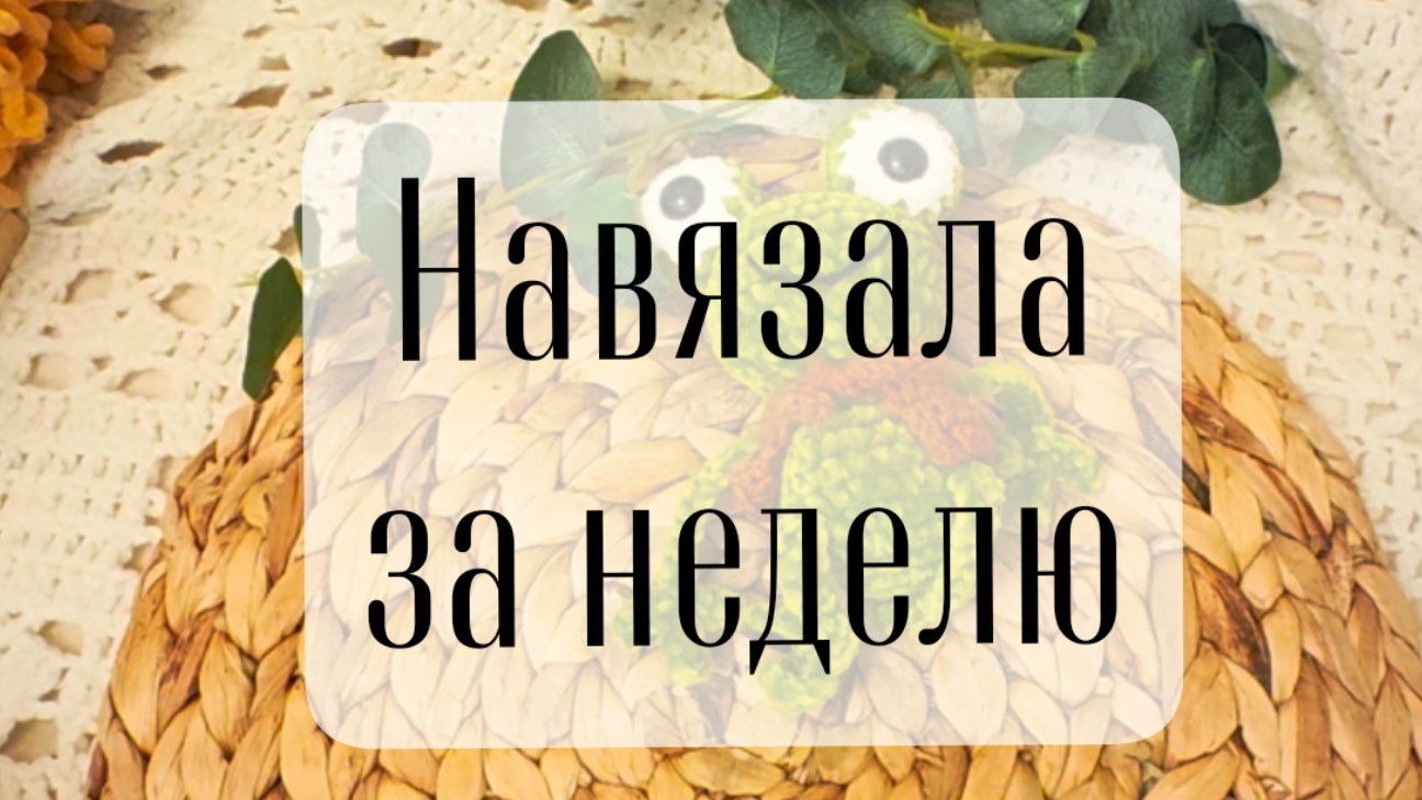 Вязовлог 44/3025 навязала за неделю