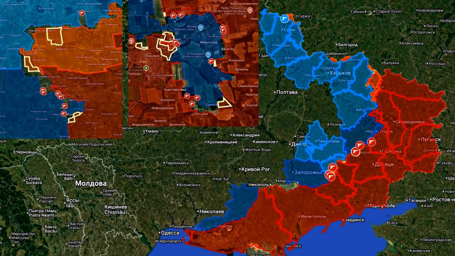 08.11.2025 Карта боевых действий. Обстановка на фронте