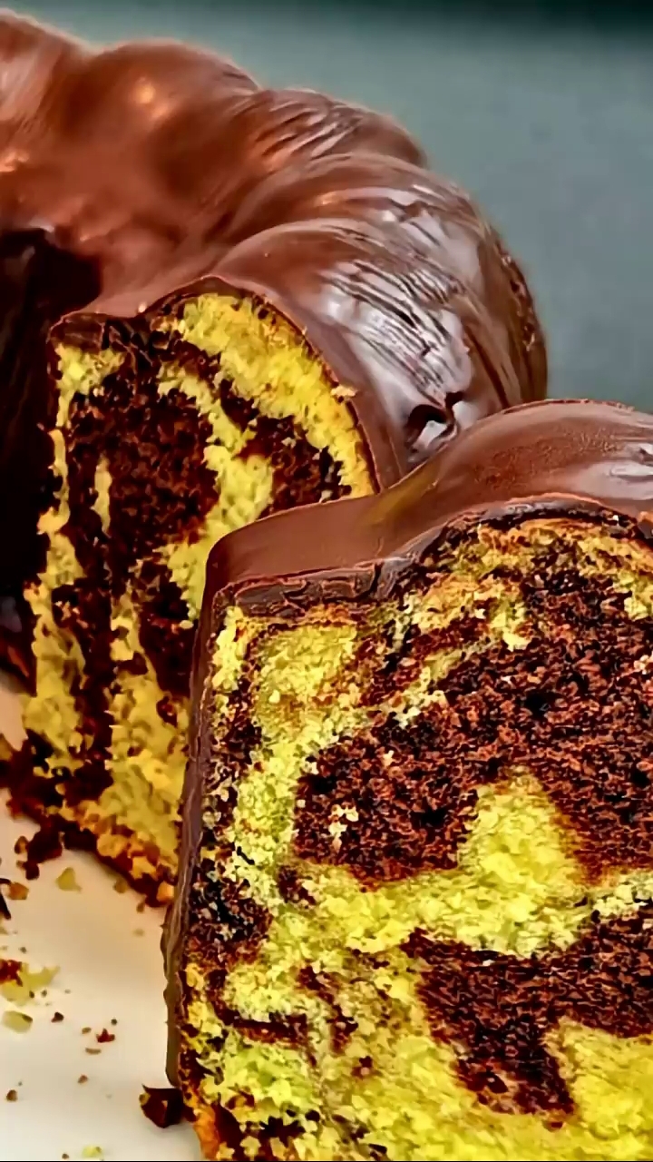 Влажный мраморный КЕКС...🧁🍫😋 Рецепт ⤵️