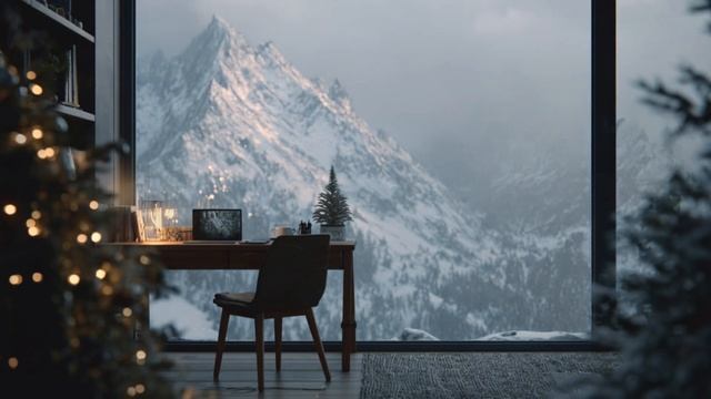 Snowy Day Study Session – Chill Ambient Beats for Focus & Flow