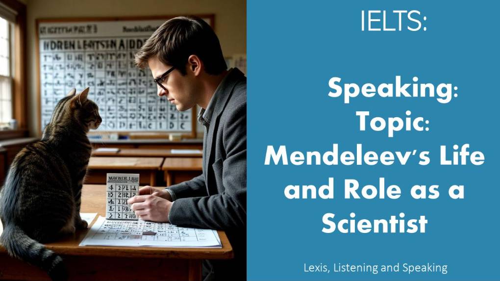 IELTS #2 : Speaking : Topic : Mendeleev's Life and Role as a Scientist