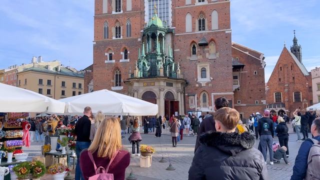 Польша. Прогулка по Кракову в формате 4К