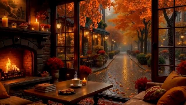 Фоновая музыка, настроение осень, осеннее кафе, джаз, атмосфера осени