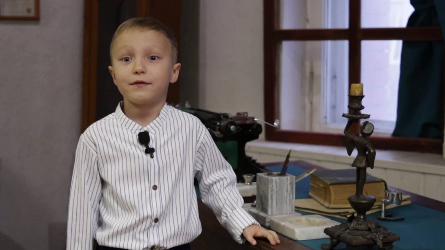 Шестилетний Даниил поздравил полицейских с профессиональным праздником