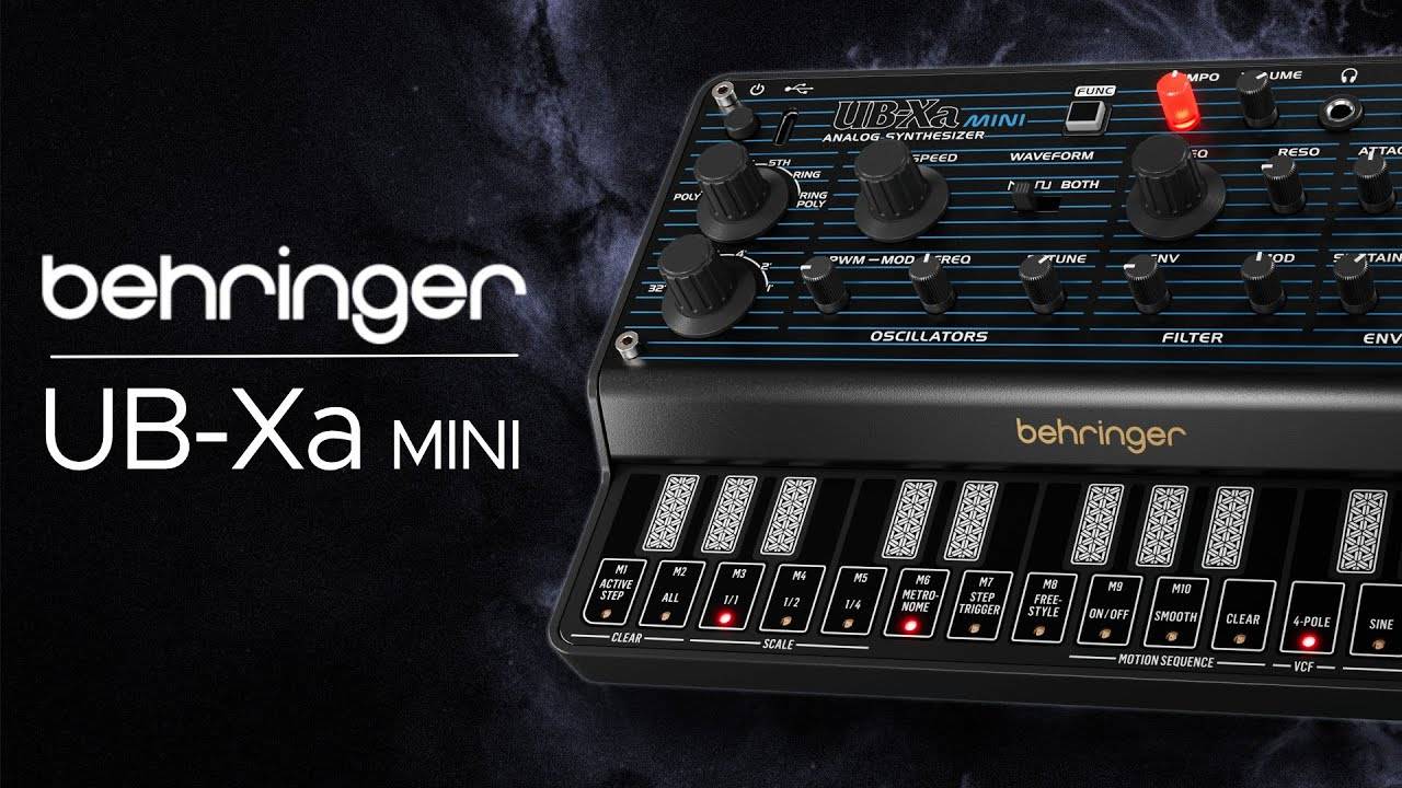 Behringer UB-Xa Mini: Patches for Ambient, Electronica and Techno (No Talking)