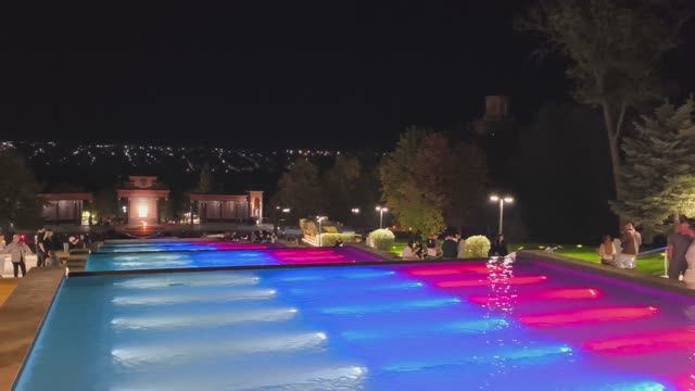 Преображение Сквера мемориального комплекса Борцам Революции! Вечный огонь. Вечерняя съёмка|4K SDR