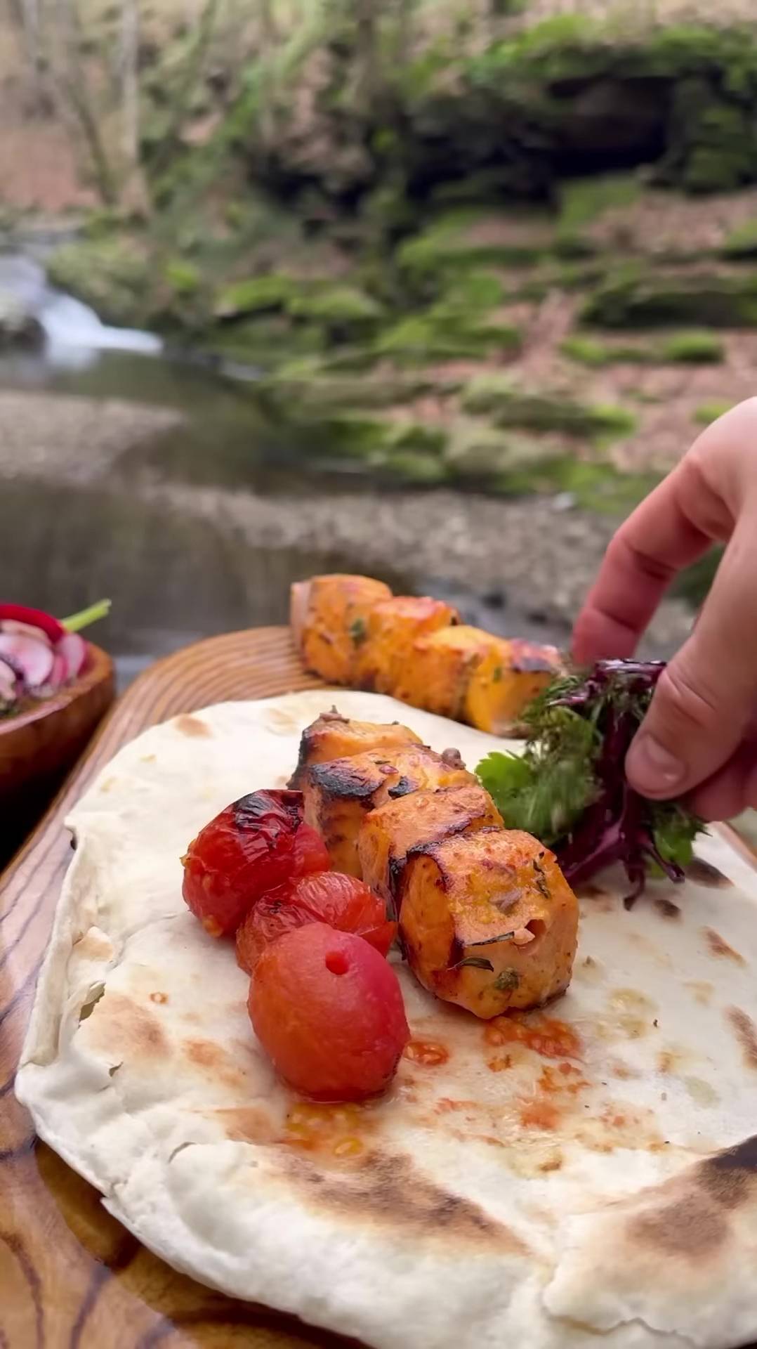 Норвежский лосось на шпажке 🍣🐟