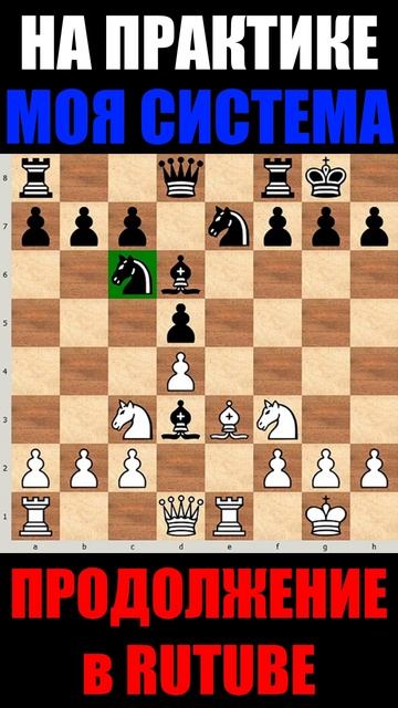 Шахматы ♕ НИМЦОВИЧ МОЯ СИСТЕМА НА ПРАКТИКЕ  ♕ #shorts №47
