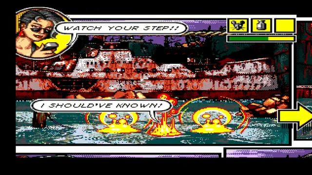 Comix Zone (Walkthrough) - Episode 3: Curse Of The Dead Ships