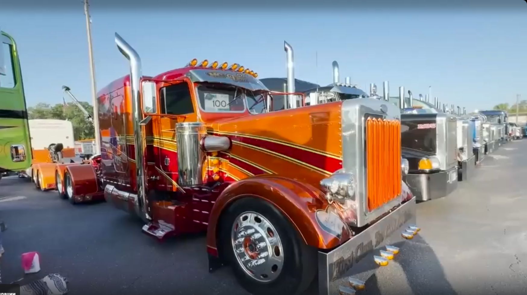Море грузовиков на 75-й выставке "Chrome Show" - 2025