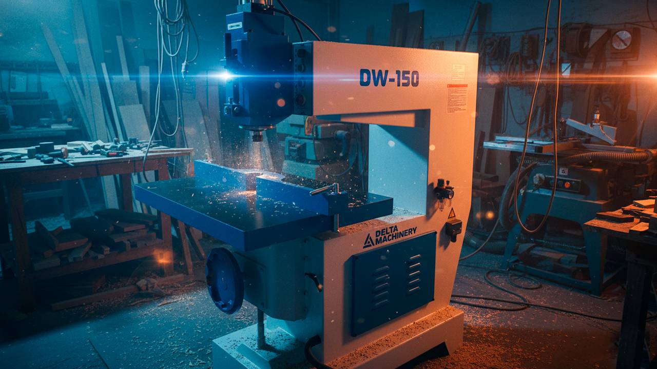 ТЕХНИЧЕСКИЙ РАЗБОР: Высокоскоростной шпиндель и пневмоподача в DELTAMACHINERY DW-150