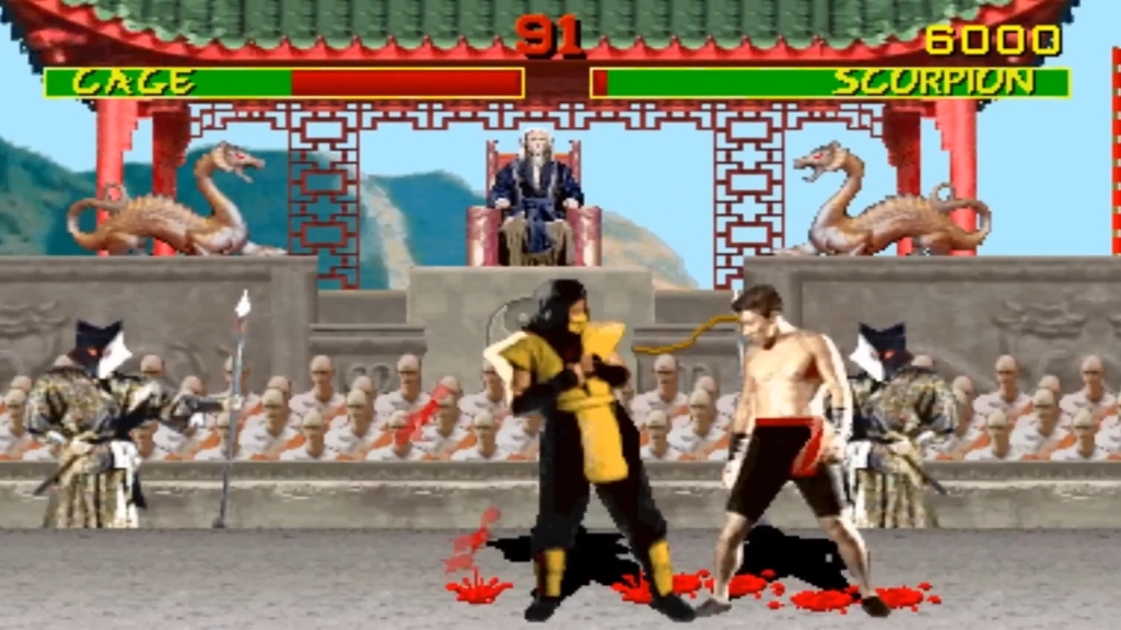 Mortal Combat  игра 90-х из-за которой не спали .