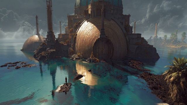 Дом Атлантов - Спокойная музыка океана, фоновая музыка для отдыха и расслабления