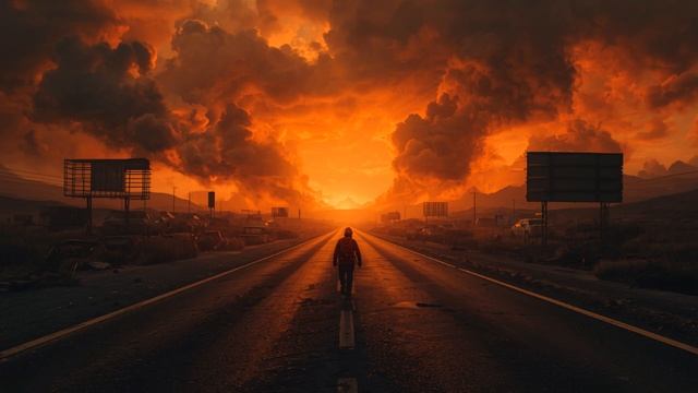 Highway to Nowhere 🛣️ 2 Hour Atmospheric Ambience  Ash Plains & Distant Hope  Cinematic Journey