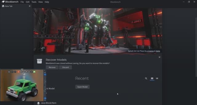 Знакомство с BlockBench