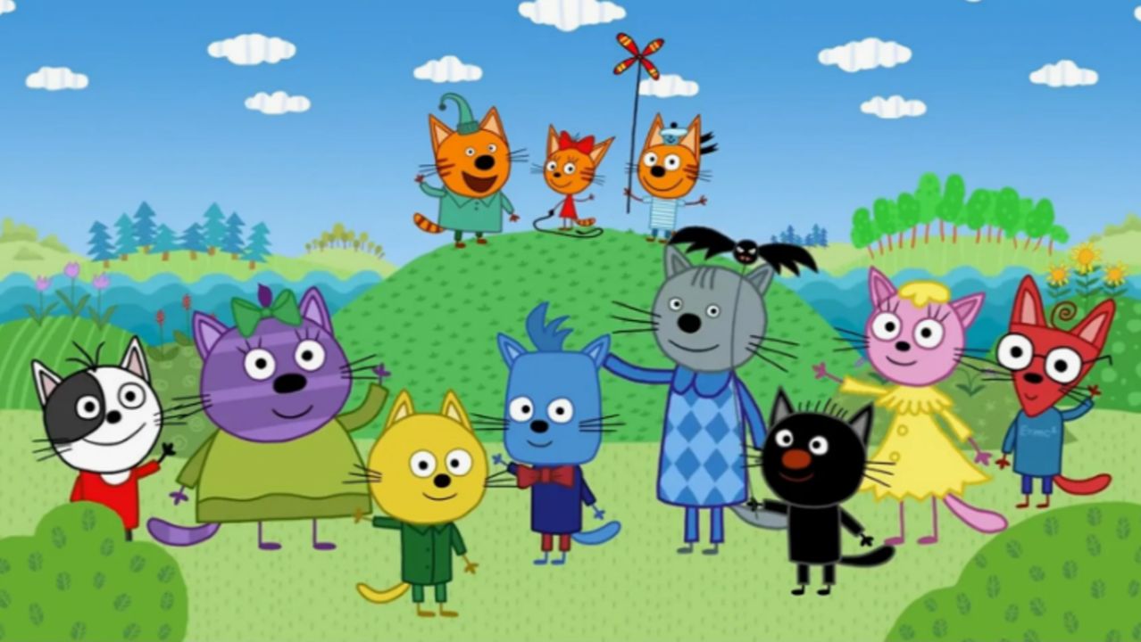 Три Кота | Сборник Развивающих Мульт-Игр Один День с Тремя Котами | Три Кота Смотреть