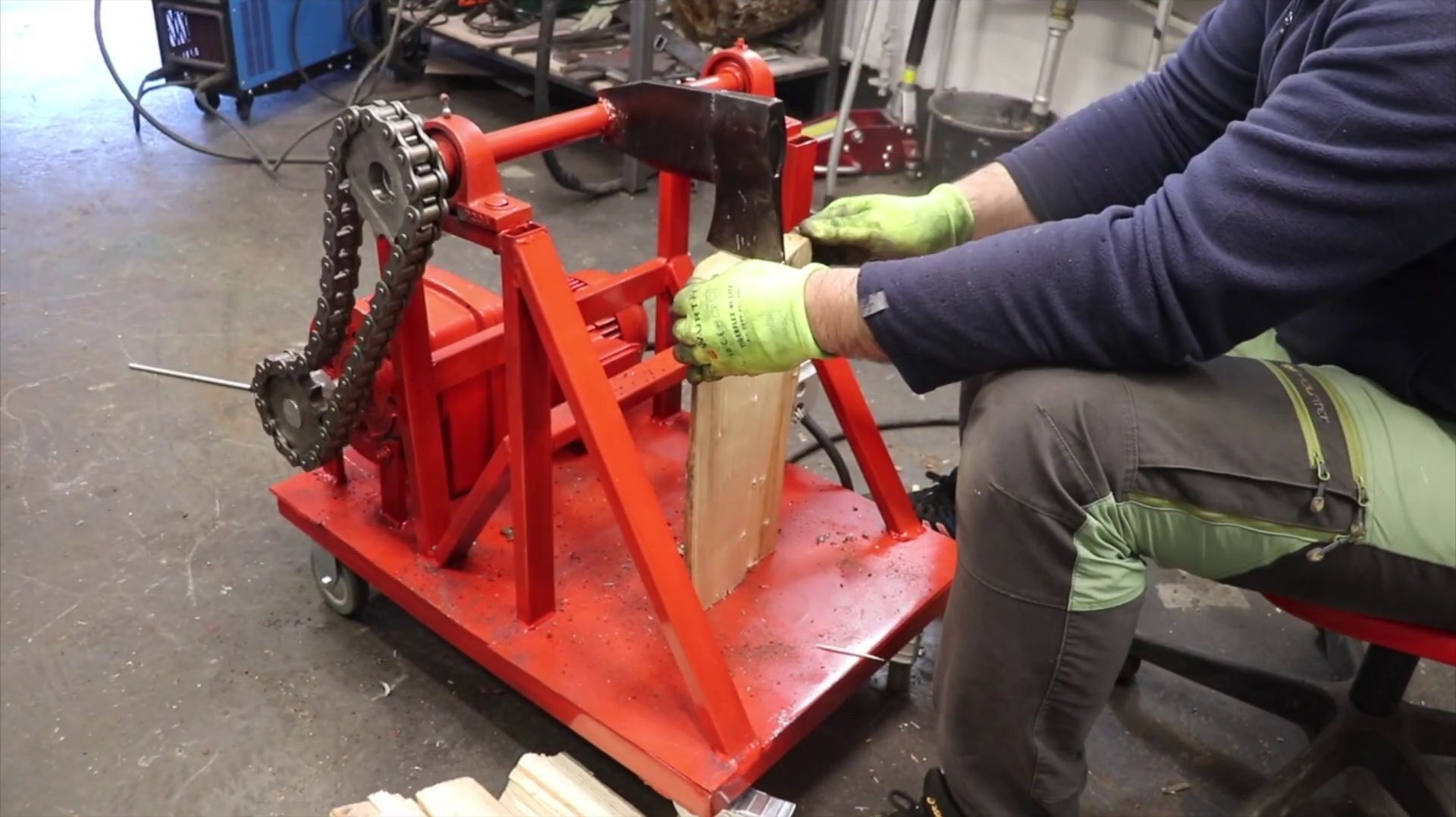 Машина для расщепления древесины