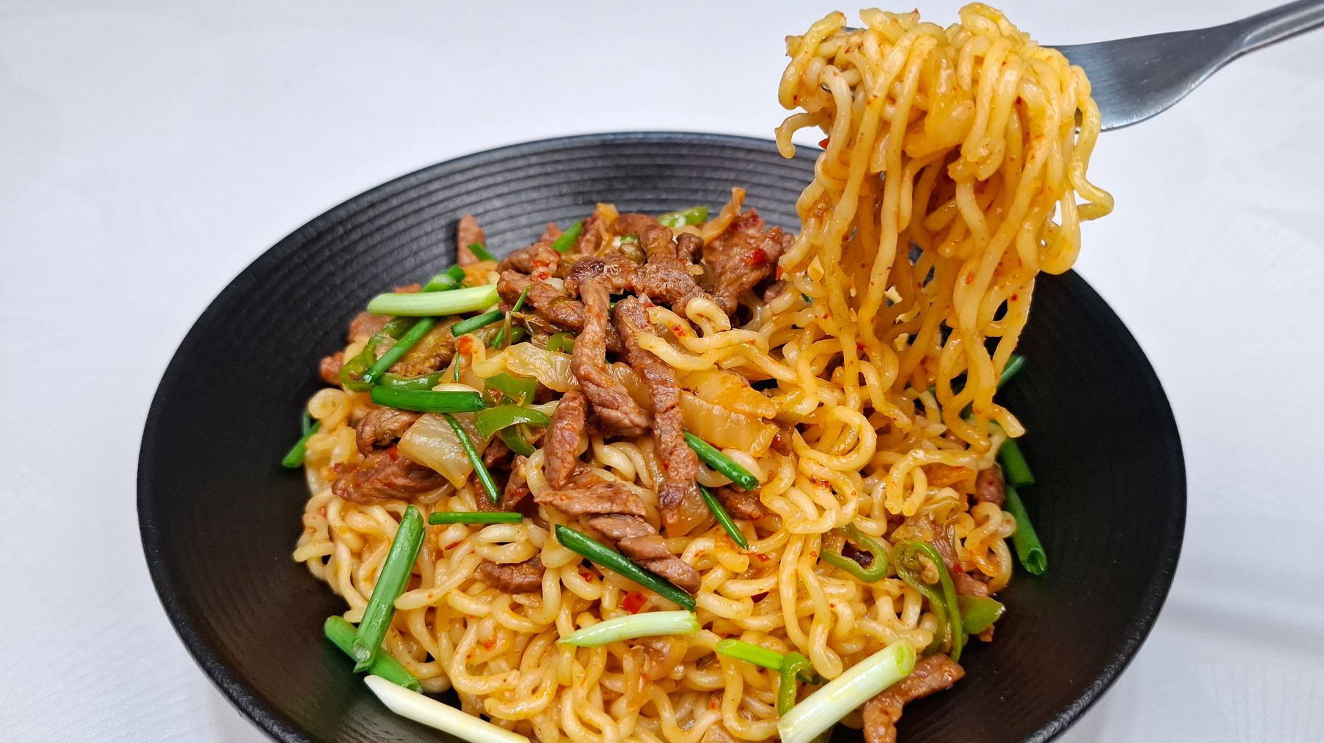 Приготовление Острой Лапши С Говядиной И Кимчи :: Просто, но невероятно вкусно!