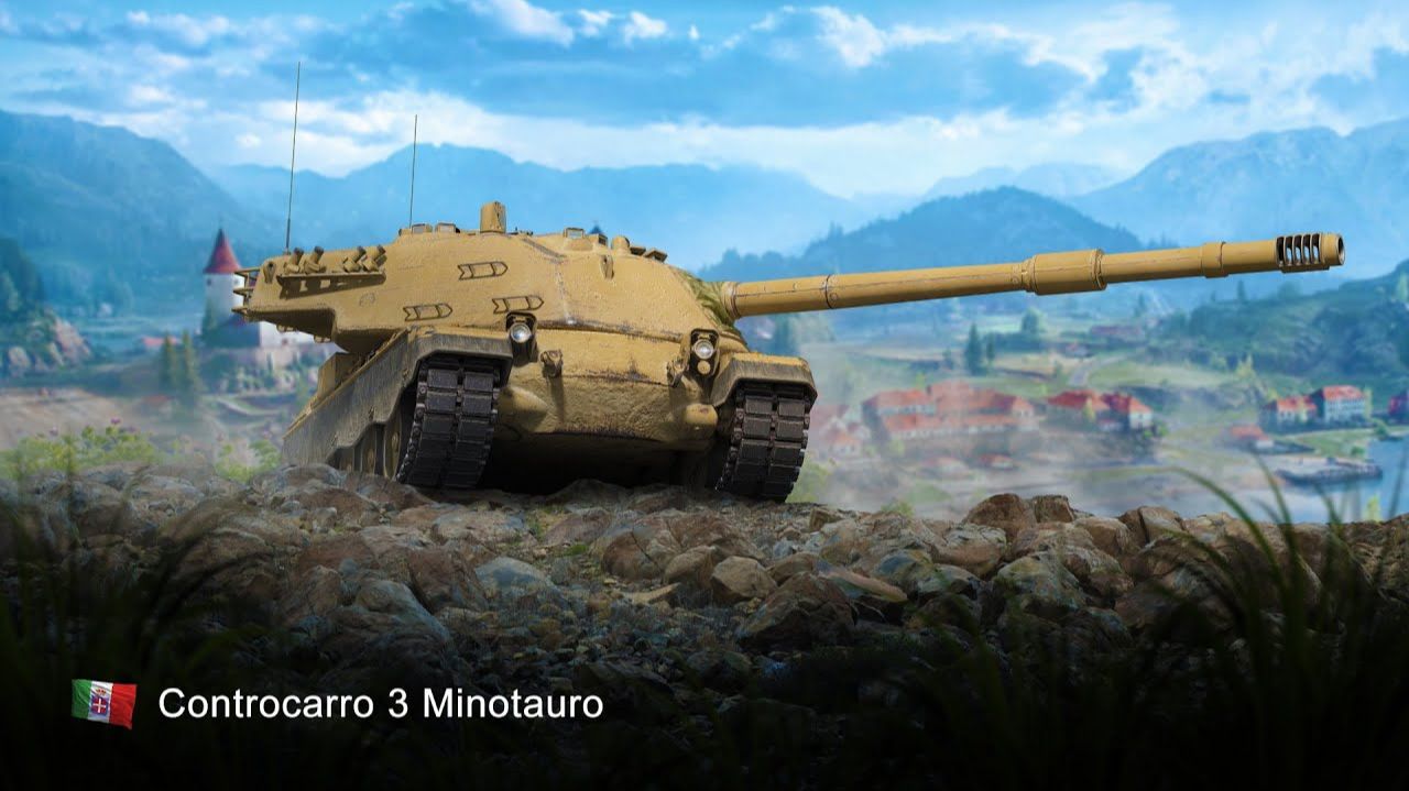 Мир танков. Minotauro. Эрленберг. 8338 урона. Мастер :)