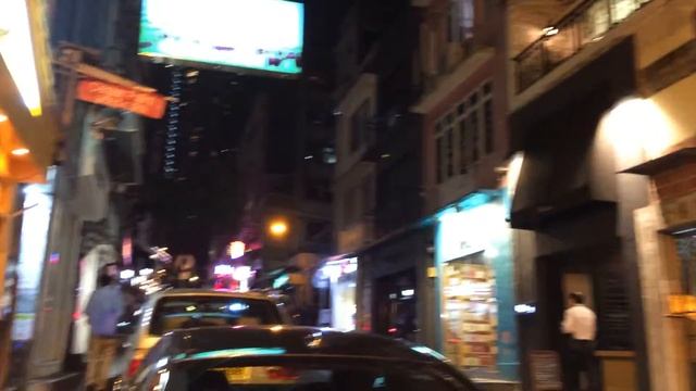 The nightlife in Hong Kong