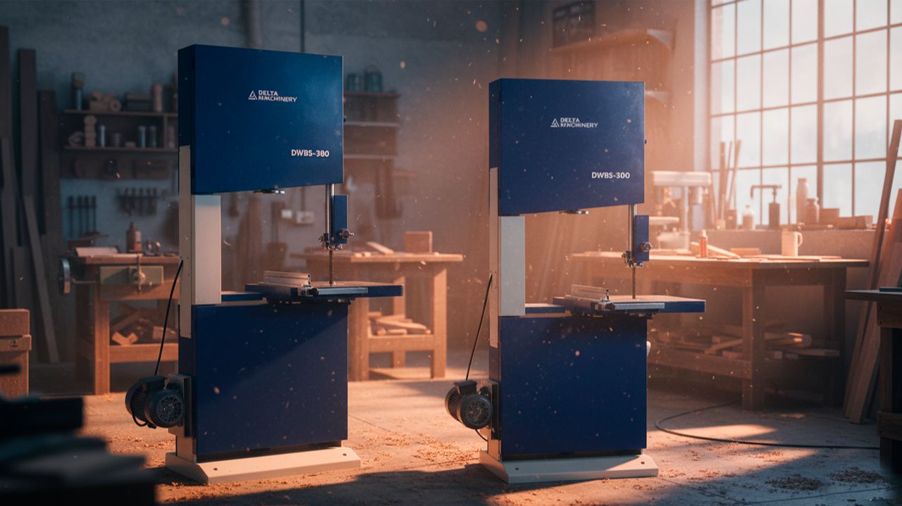 КАКОЙ ВЫБРАТЬ: Сравнение ленточных пил DELTAMACHINERY DWBS-300 и DWBS-380