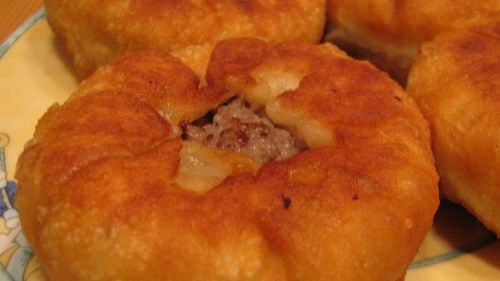 Беляши с мясом на кефирном тесте