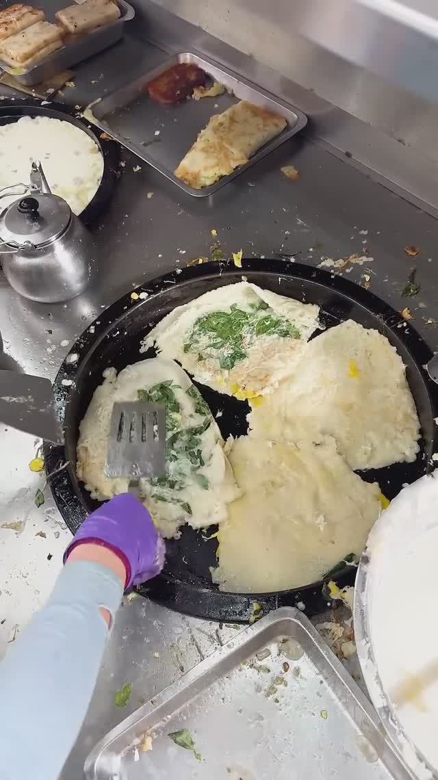 Доброе утро по-тайваньски. Тайваньские утренние блинчики. 😍