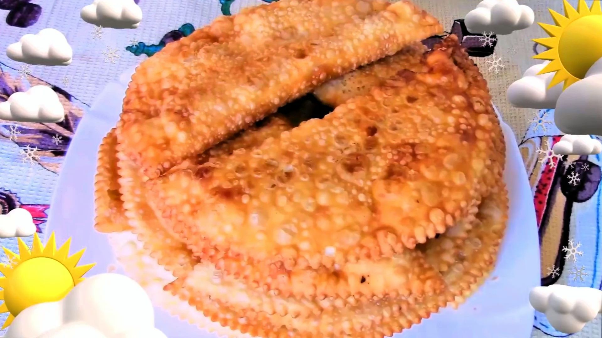 Домашние чебуреки.