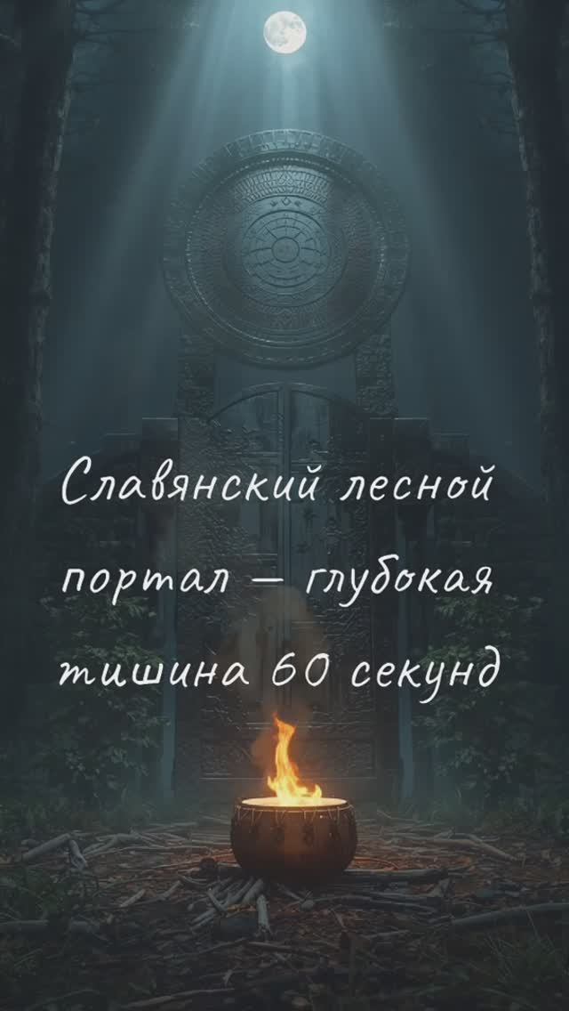 Славянский лесной портал — глубокая тишина 60 секунд