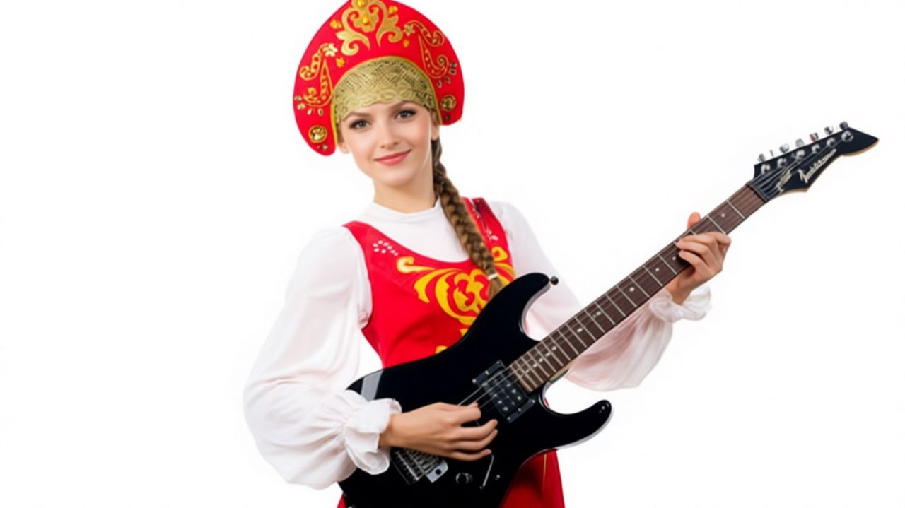 AI вариации на тему Народная - Коробушка (Electric Guitar)