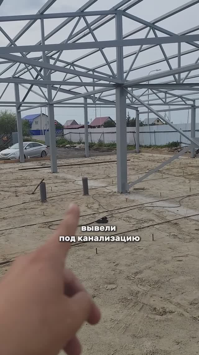 Сетевой магазин Пятёрочка из сэндвич-панелей 40х16 Часть 40.