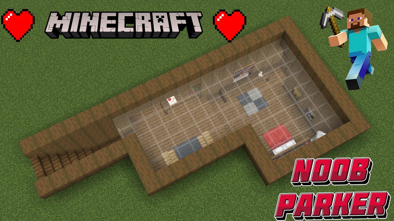 Майнкрафт - Как построить подземный дом для выживания