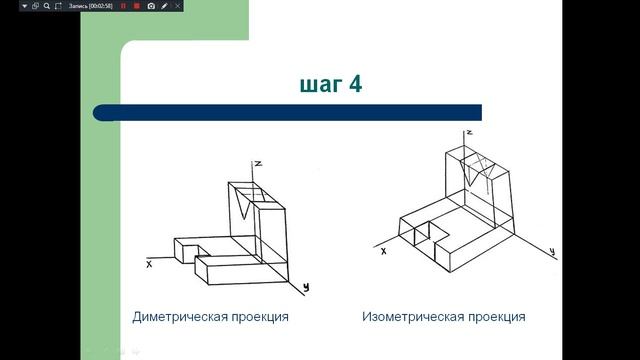 Выолнение Аксонометрии