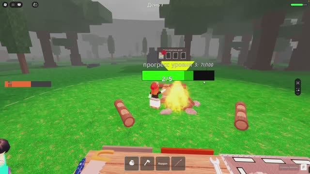 ИГРАЕМ С ПОДРУГОЙ В 99 НОЧЕЙ В ЛЕСУ в Роблокс ROBLOX
