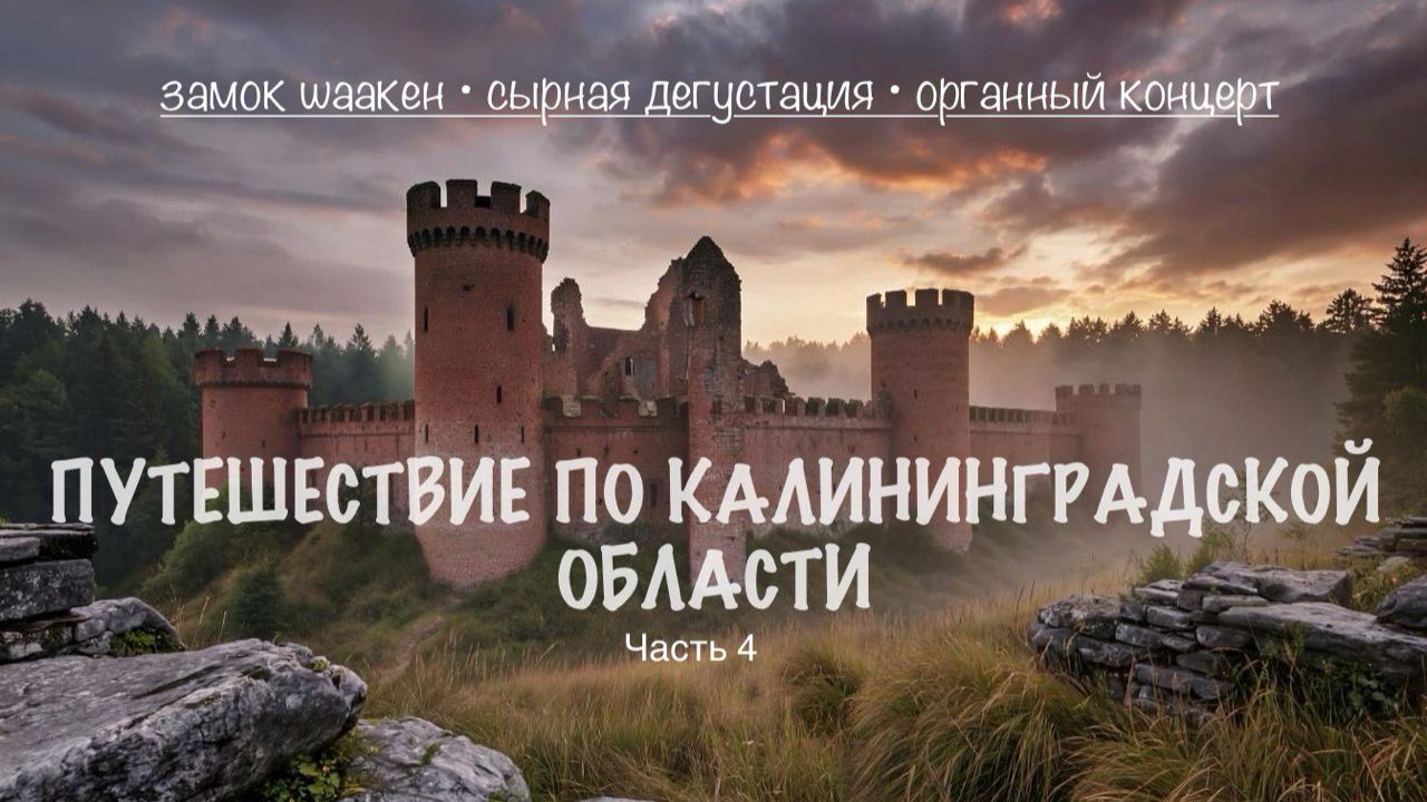 От сыра до органа: необычный маршрут по замку Шаакен и Калининграду