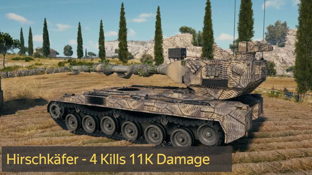 World of Tanks Hirschkäfer - 4 Kills 11K Damage