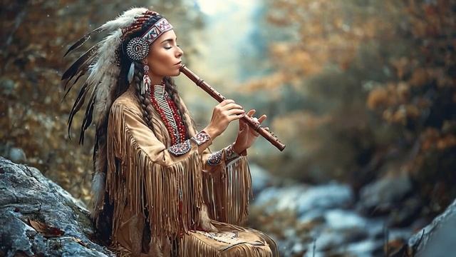 Лесное эхо - Музыка флейты коренных американцев, фоновая исцеляющая музыка