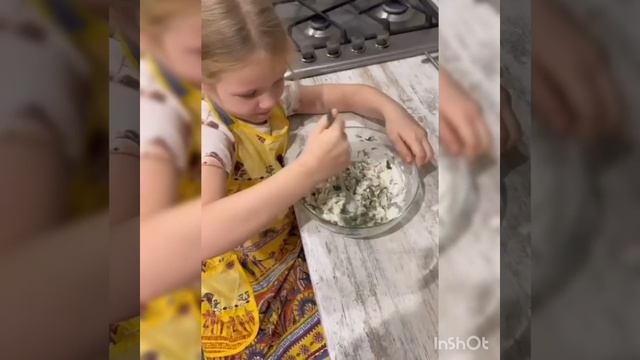 Лепешки с зеленью