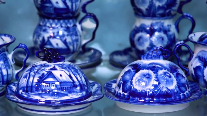 Бренды Советской эпохи "Гжель"