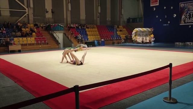 ТР 2 спортивный разряд, Сарымсакова - Танова - Михайленко, МАУДО ДТДиМ ,Балансовое упражнение