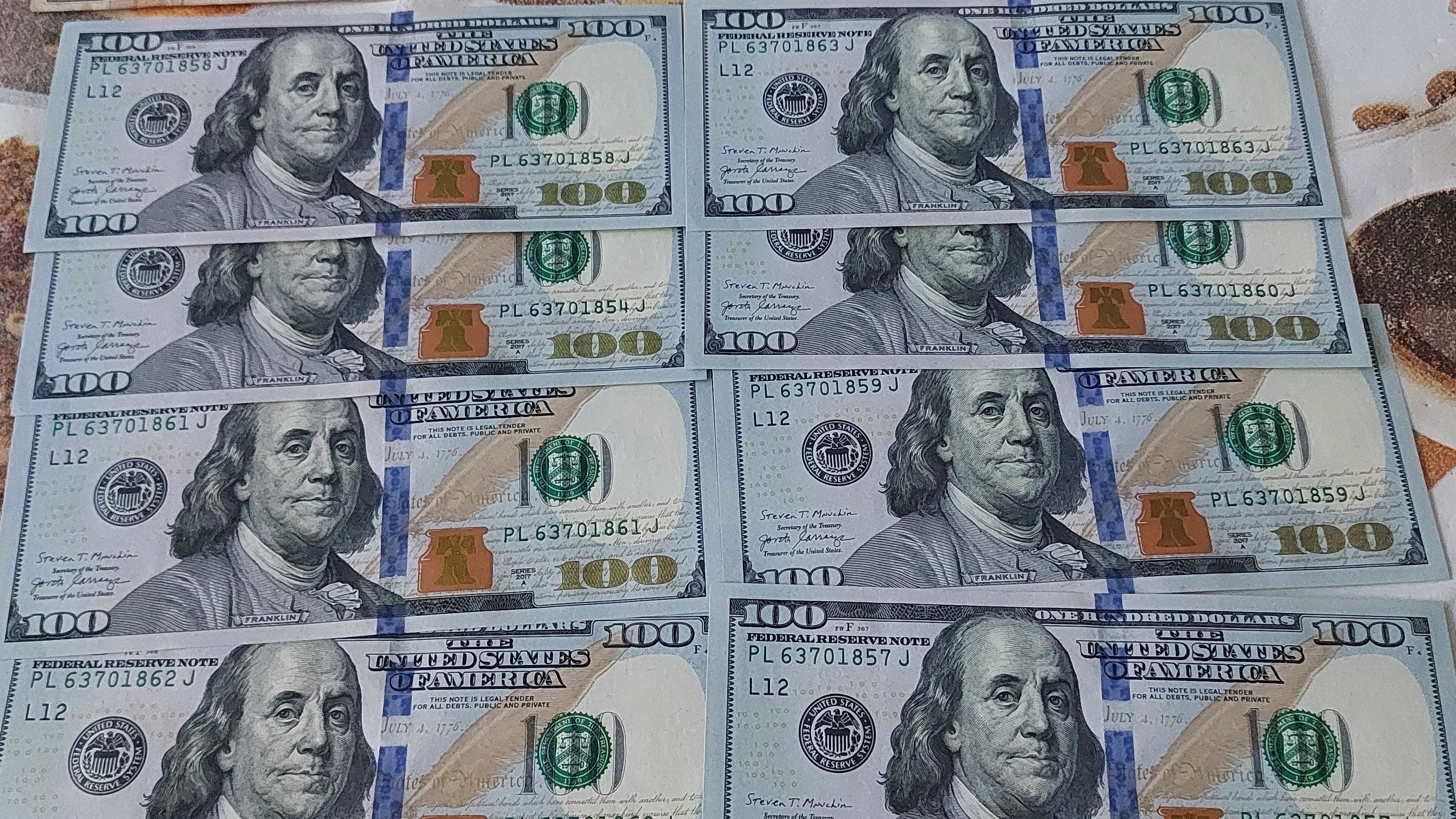 Коллекция долларов и евро