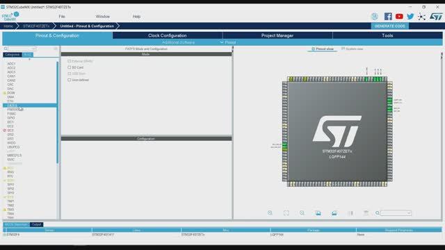 SD card using SDIO in STM32 ｜｜ Uart RIng buffer ｜｜ 4-Bit Mode ｜｜ CubeMx
