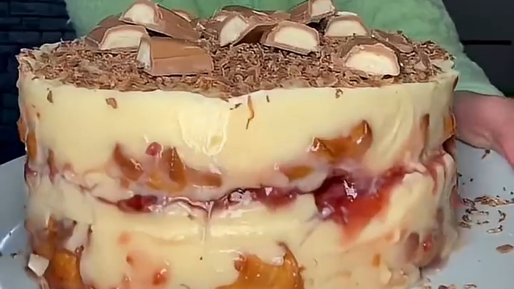 Нежный и ОЧЕНЬ вкусный ТОРТ без выпечки...🍰🍫😋 Рецепт ⤵️