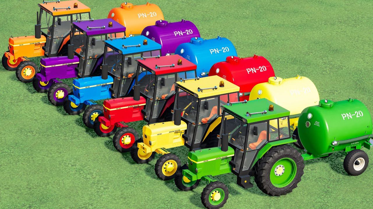 МАШИНКИ ВИДЕО ПРО МАШИНКИ ПЕРЕВОЗИМ ТРАКТОРА НА ПРИЦЕПЕ ЦВЕТНЫЕ МАШИНКИ ИГРУШКИ МАШИНКИ