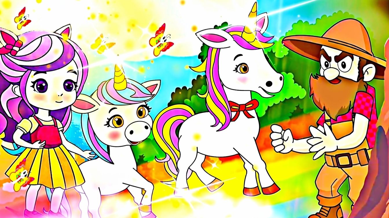 Единорожка и радуга