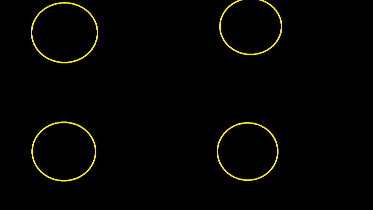 Рисуем глазами КВАДРАТ и следим за ритмом смены цветов!
